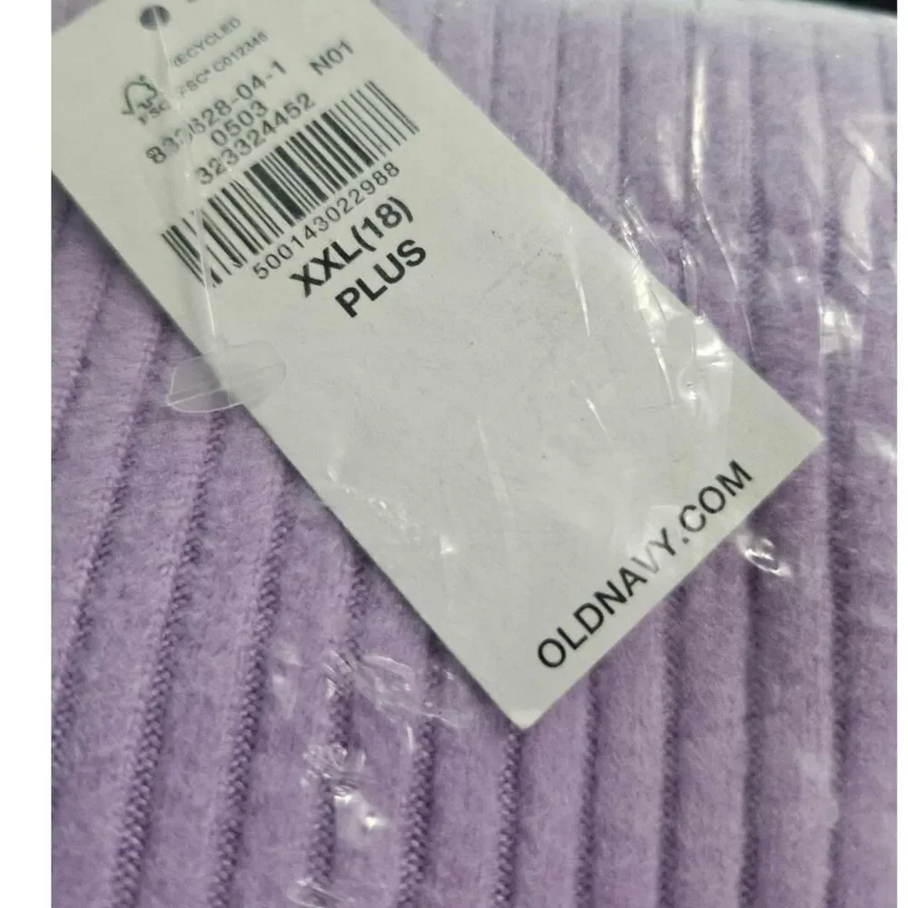 Old Navy Girls Ribbed Flare Pants XXL 18 Plus NWT Lavender High Rise